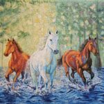 Rainbow Horses