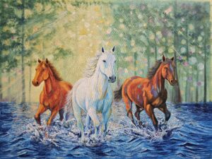 Rainbow Horses