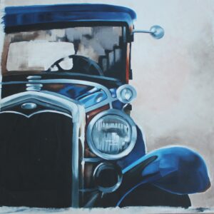 Vintage Blue Car