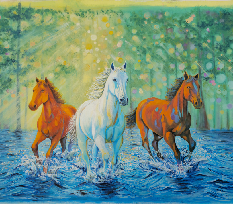 Acrylic painting