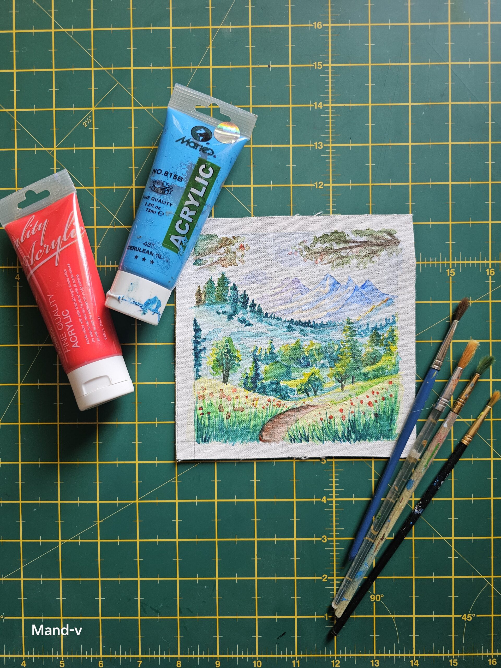 Watercolor work